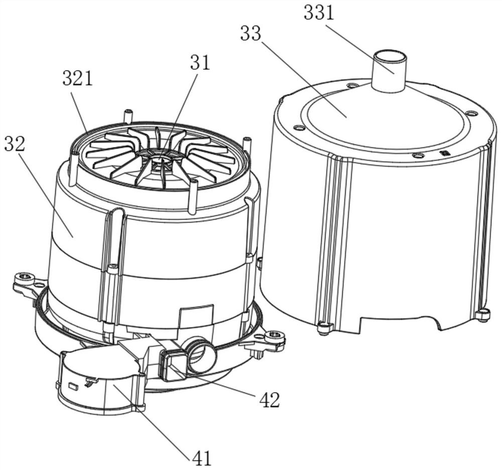 Deodorization device of nursing robot