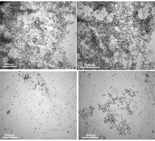 A preparation method for large-scale preparation of superparamagnetic Fe3O4 nanorods with controllable size and dispersion