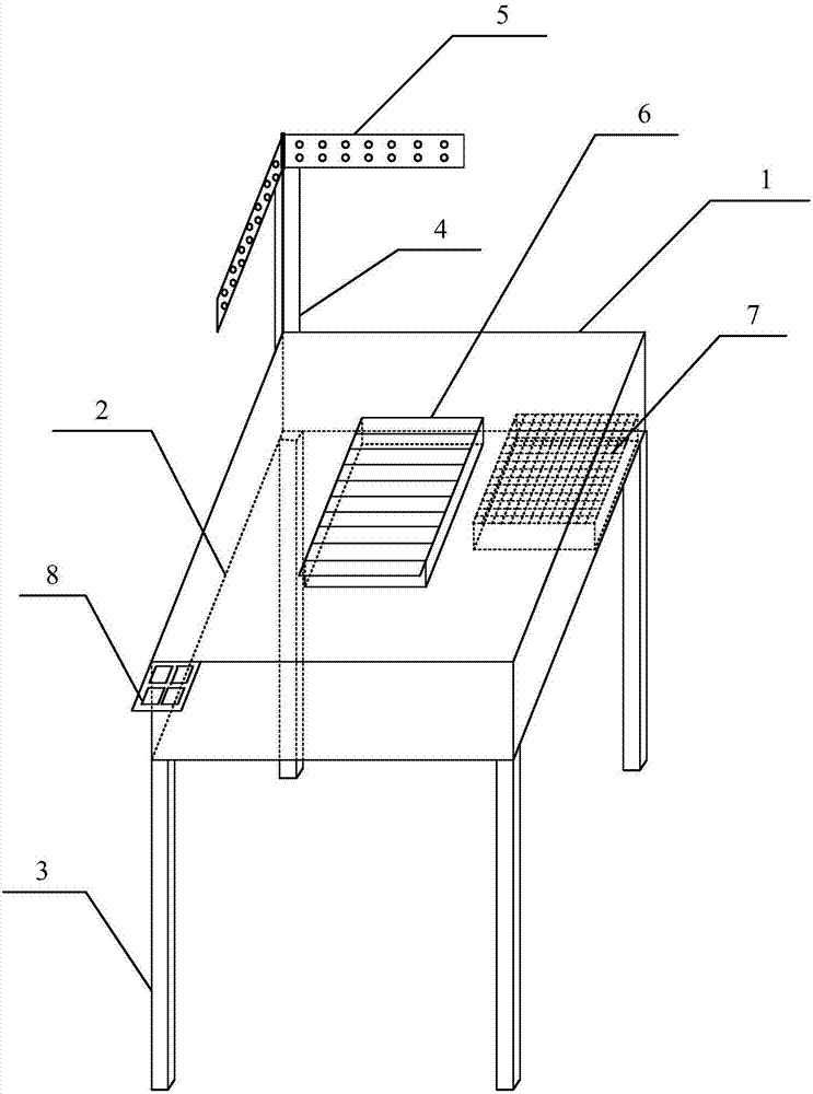 Computer table adjustable in temperature