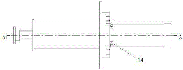 Telescopic device for absorbing collision energy of railway vehicle