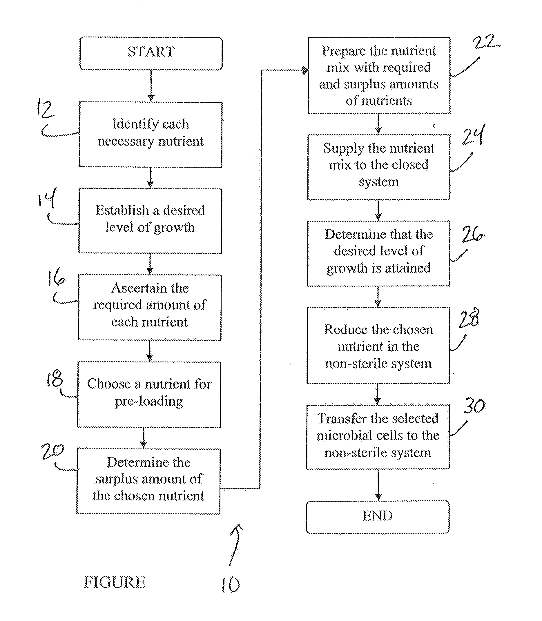 Method for Nutrient Pre-Loading of Microbial Cells
