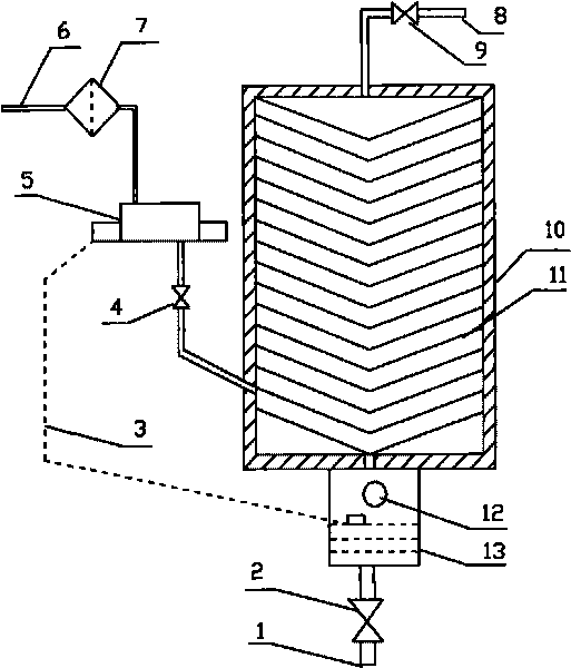 Emulsion breaking device for realizing emulsified oil by using vortex shearing