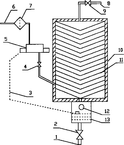 Emulsion breaking device for realizing emulsified oil by using vortex shearing