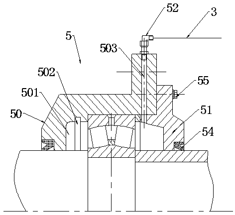 Bearing block, oil cavity cleaning and lubricating system and method for bearing block, and mineral engineering machinery