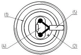 A seismometer for a towed crawler vehicle