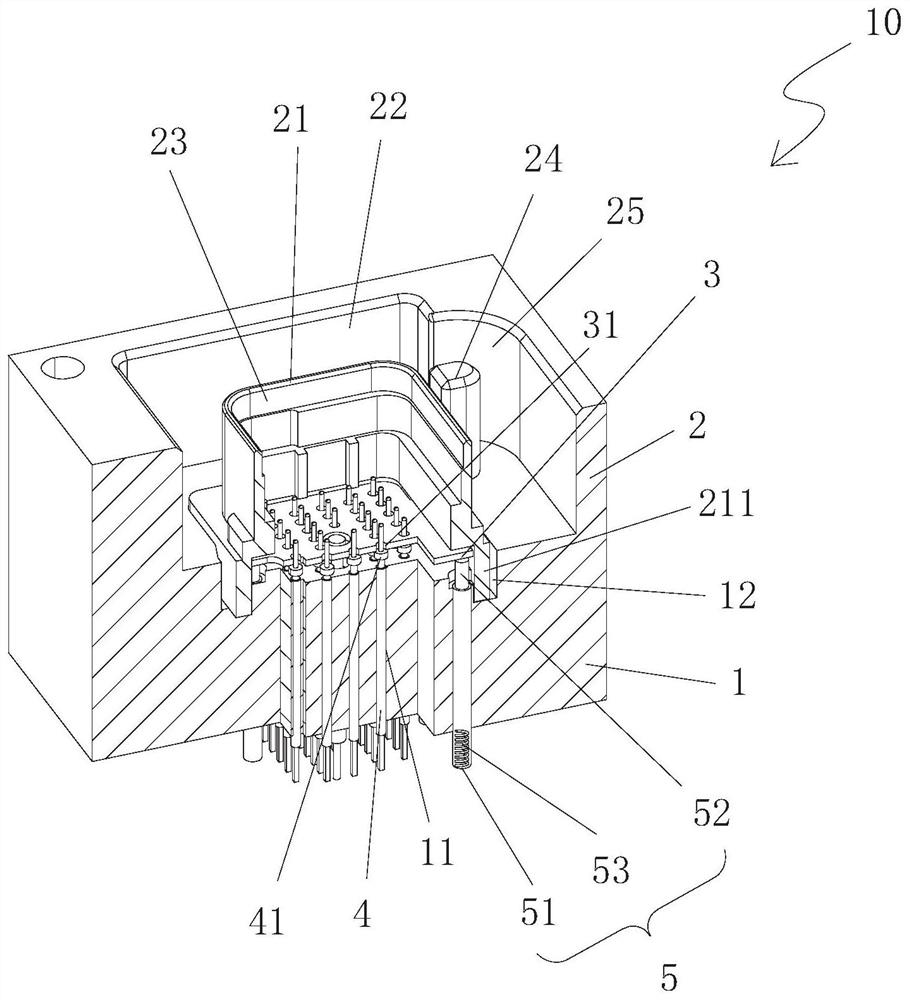 Connector terminal assembling and positioning rapid detection tool