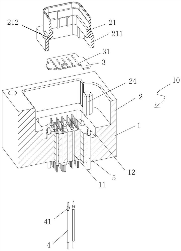 Connector terminal assembling and positioning rapid detection tool