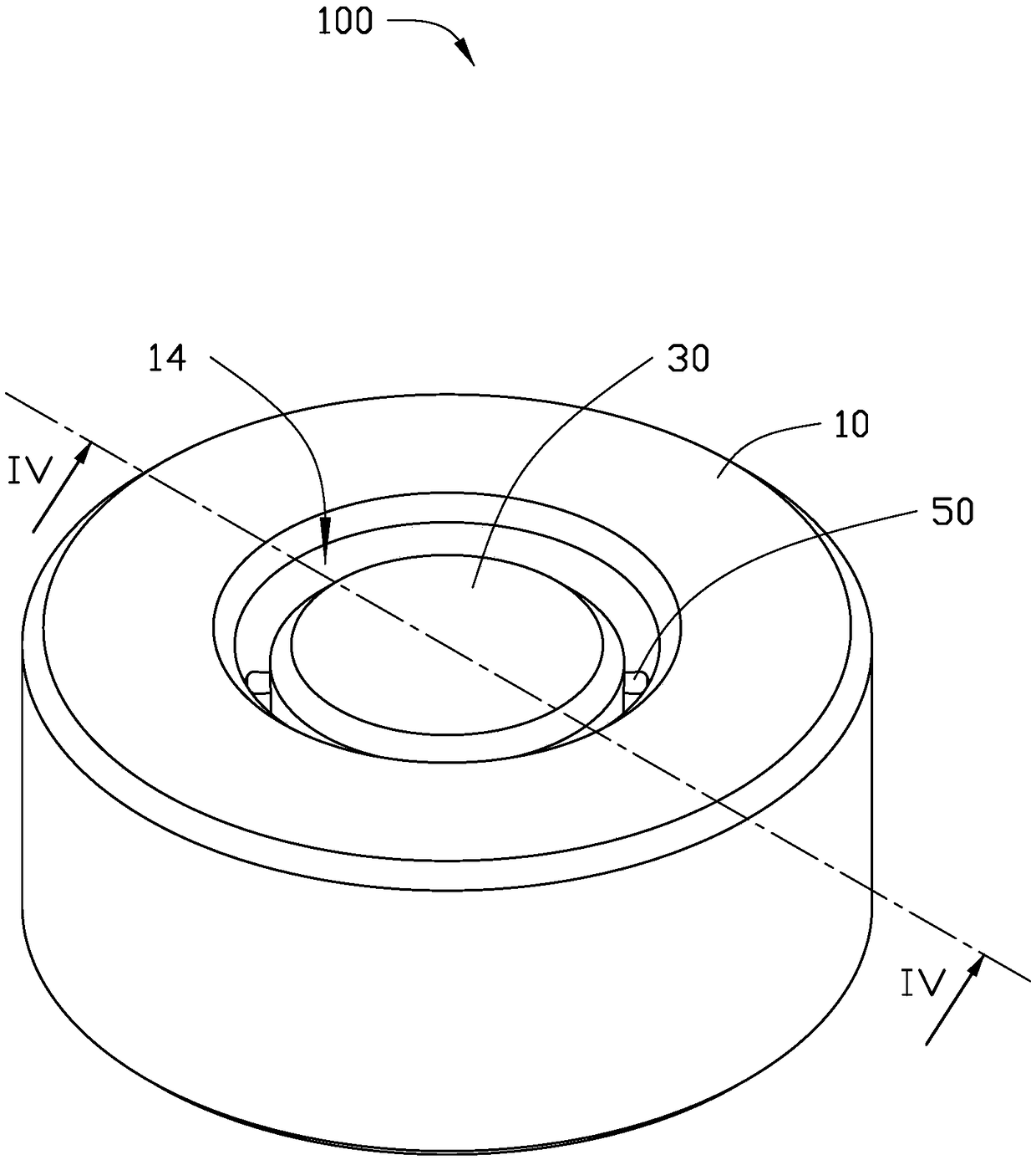 Coaxial assembly structure and assembly method thereof