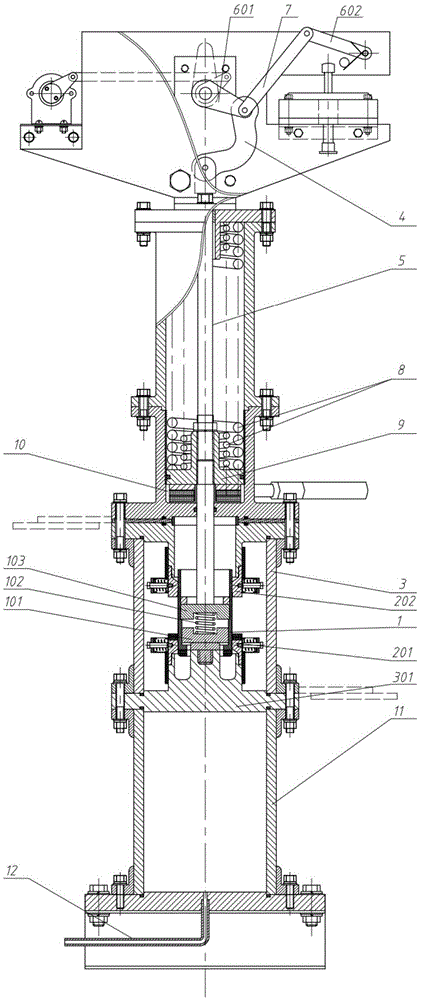 High-voltage high-current phase selection closing apparatus