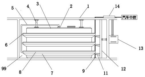 Intelligent explosion-proof automobile fuel tank