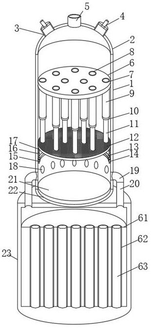 Wastewater polycondensation reaction kettle