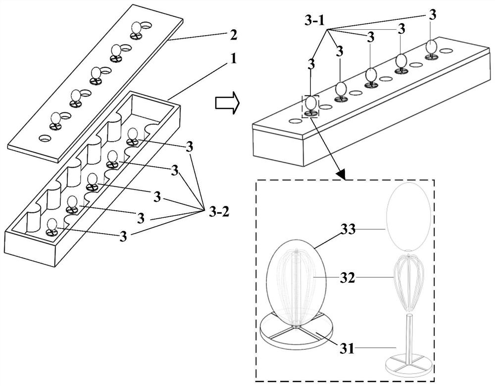 A high-sensitivity bionic lateral water flow and water pressure sensing array structure