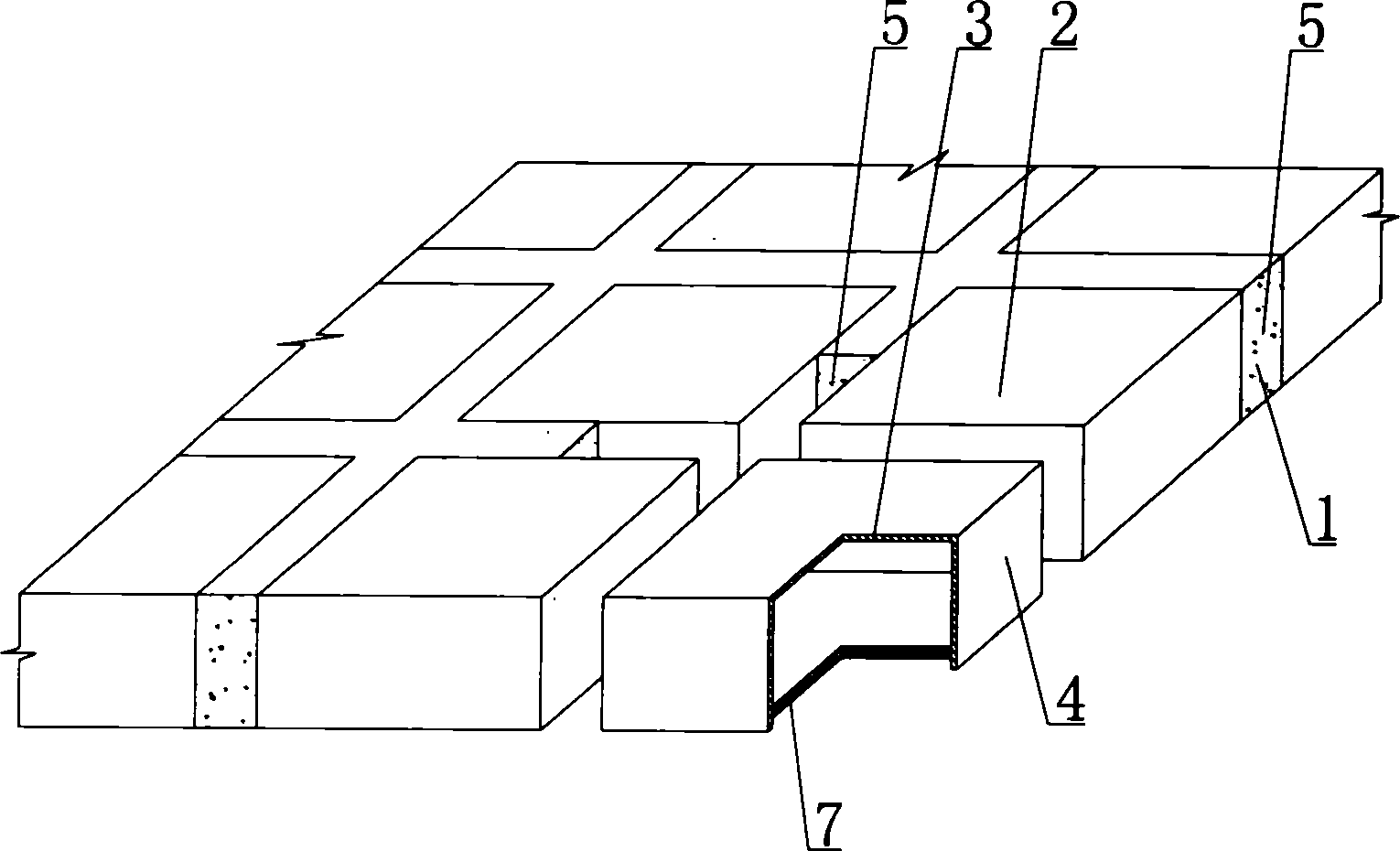 In-situ concrete plate