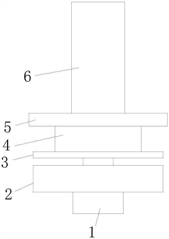 High-precision chip assembly structure with isolator