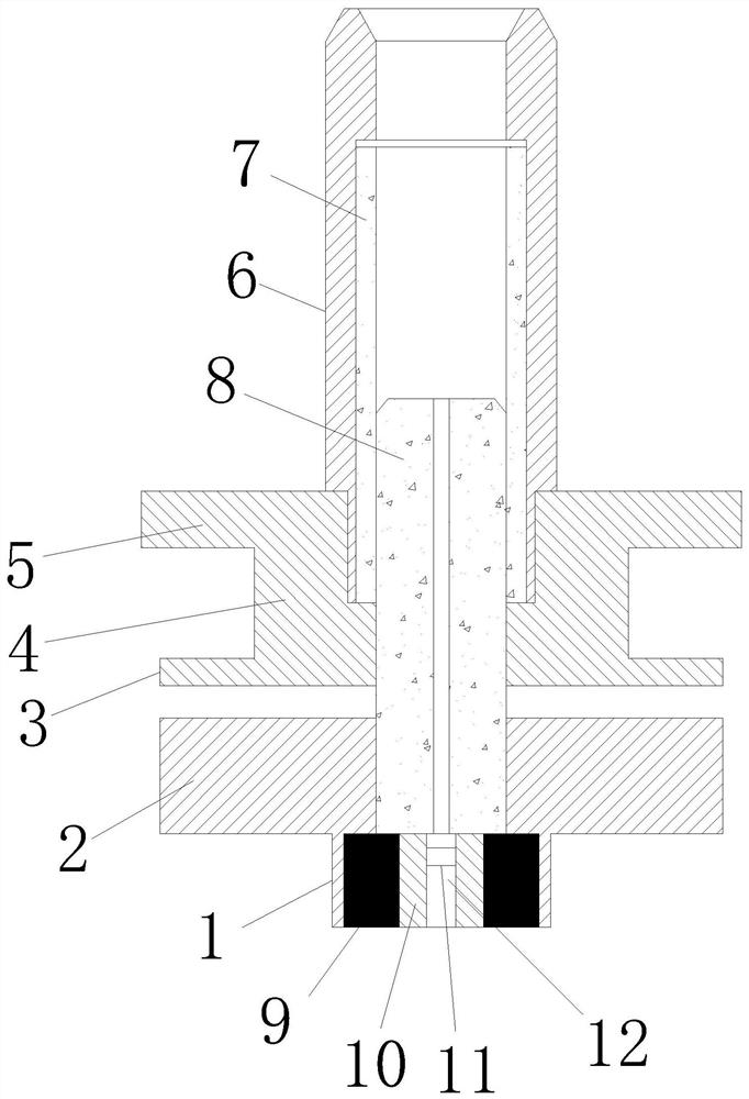 High-precision chip assembly structure with isolator