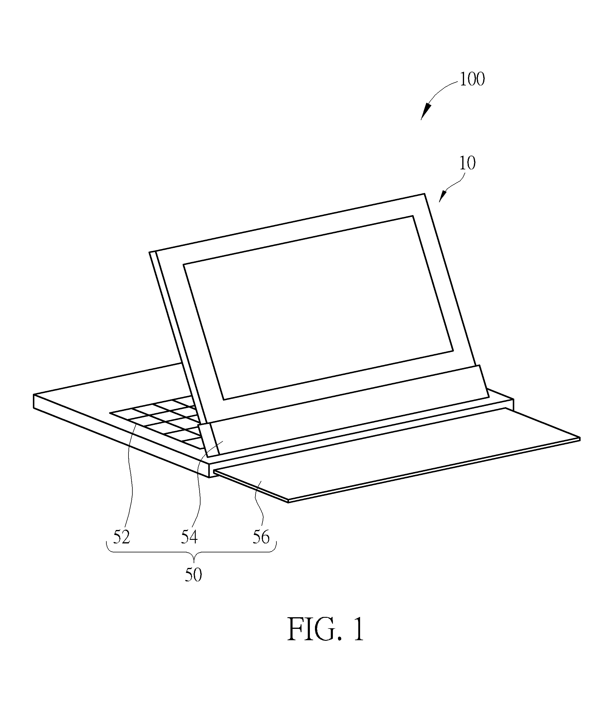 Expansion dock and portable electronic system therewith