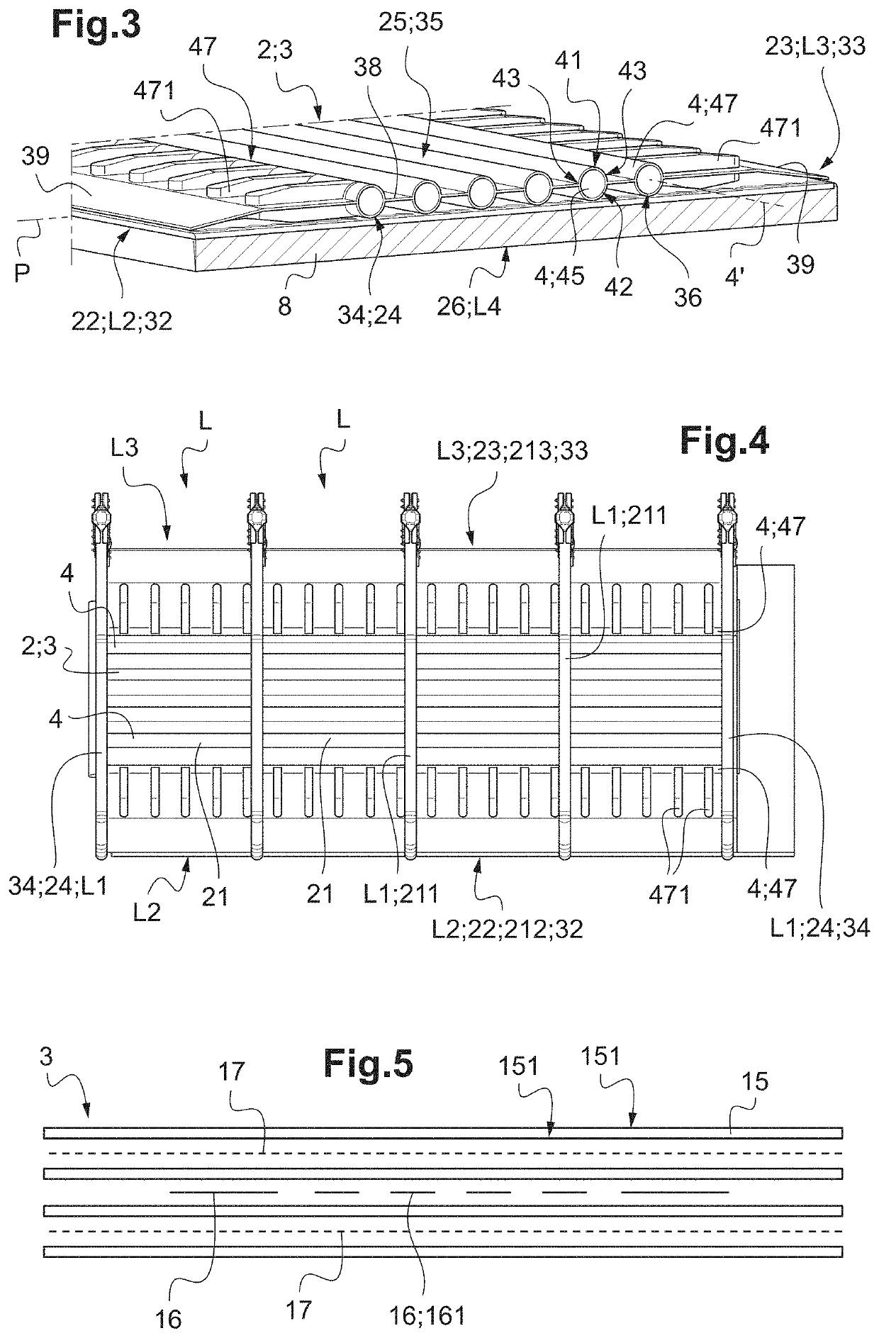 System for thermal comfort of animals in a livestock farming enclosure