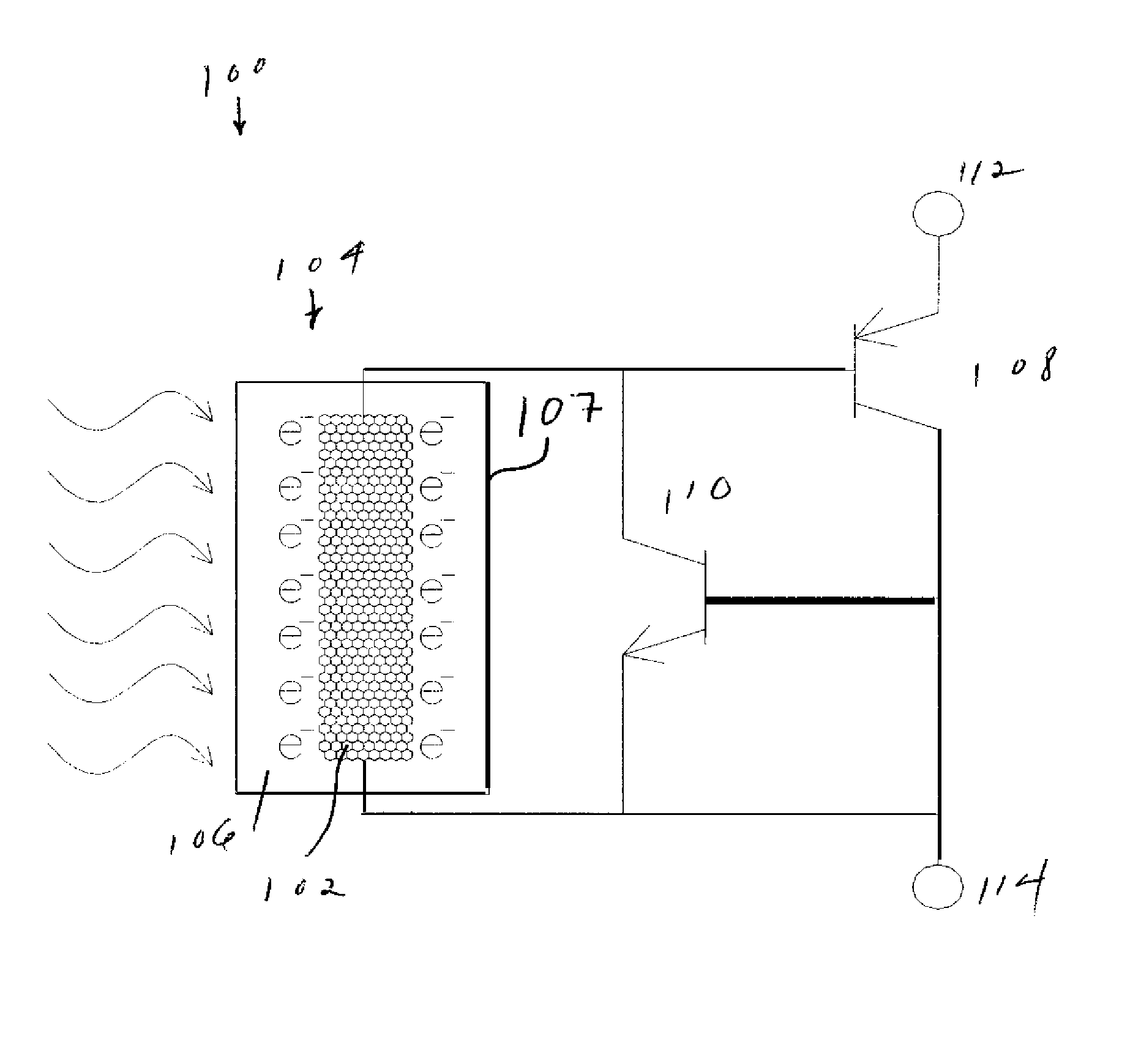 Optically controlled electrical switching device based on wide bandgap semiconductors