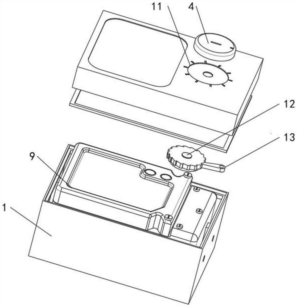 Intelligent electric meter protection device with function of preventing malicious damage