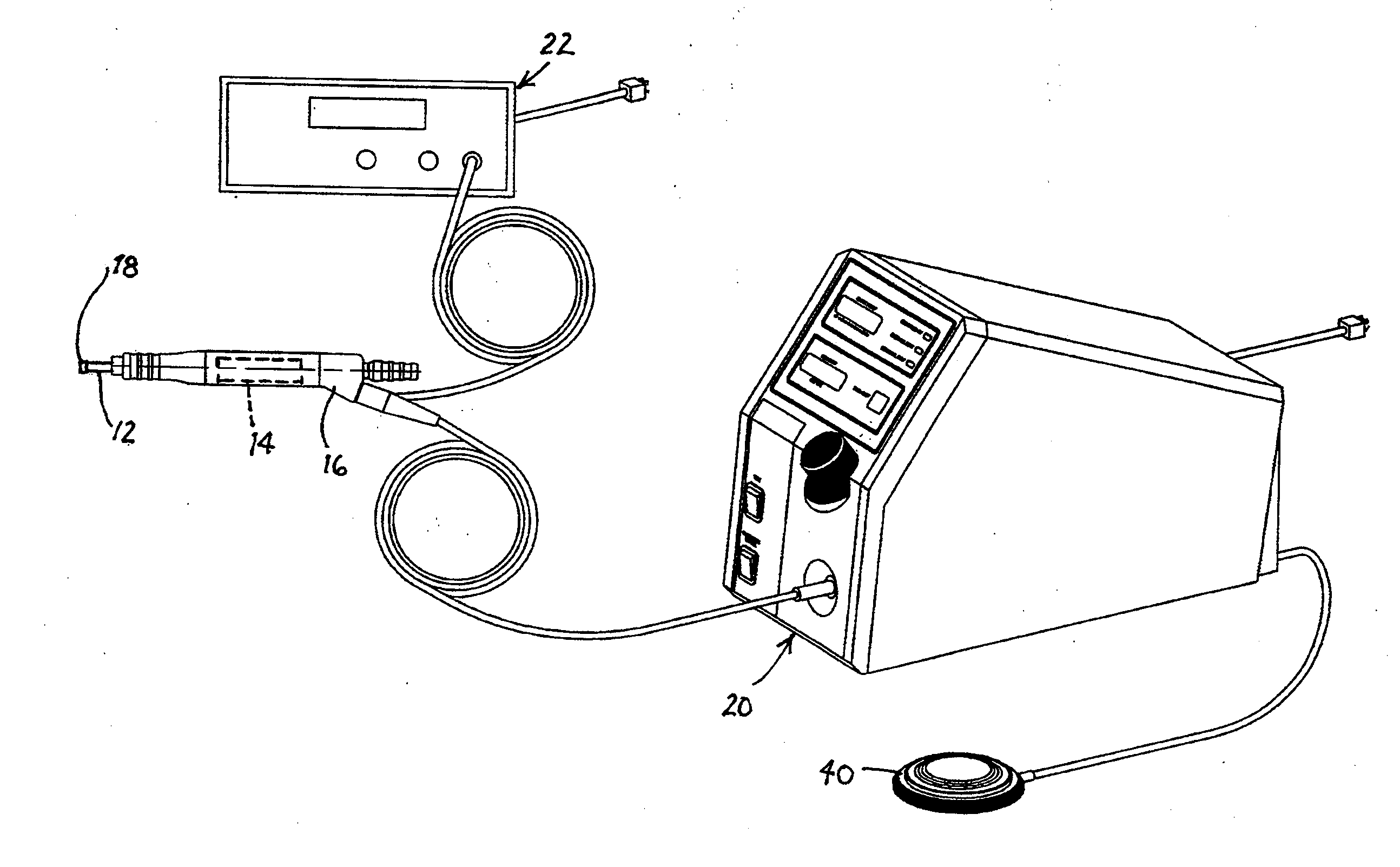 Ultrasonic Treatment Method and Apparatus with Active Pain Suppression