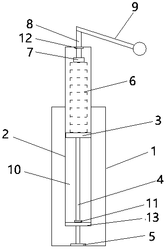 Lifting cylinder for lifting seat