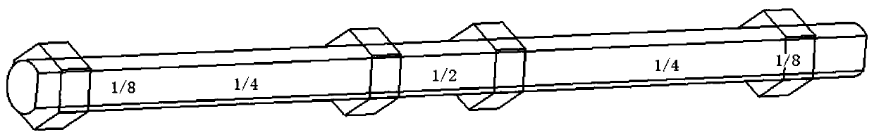 Device for ensuring position precision of radome test loading point