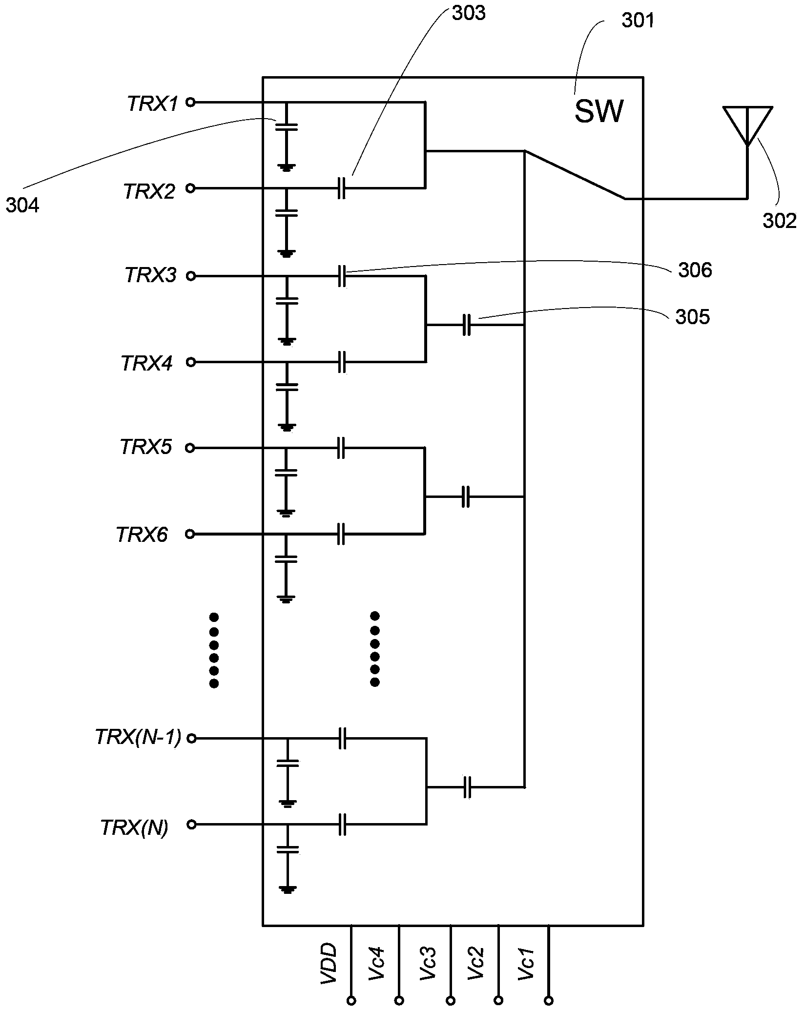 Multi-mode radio frequency antenna switch
