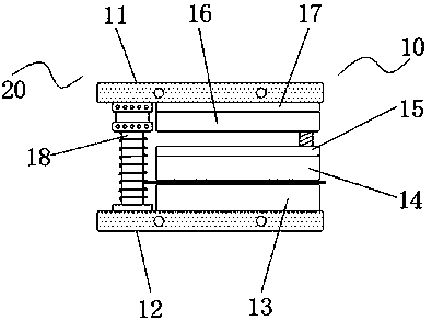 Progressive die with high corrosion resistance