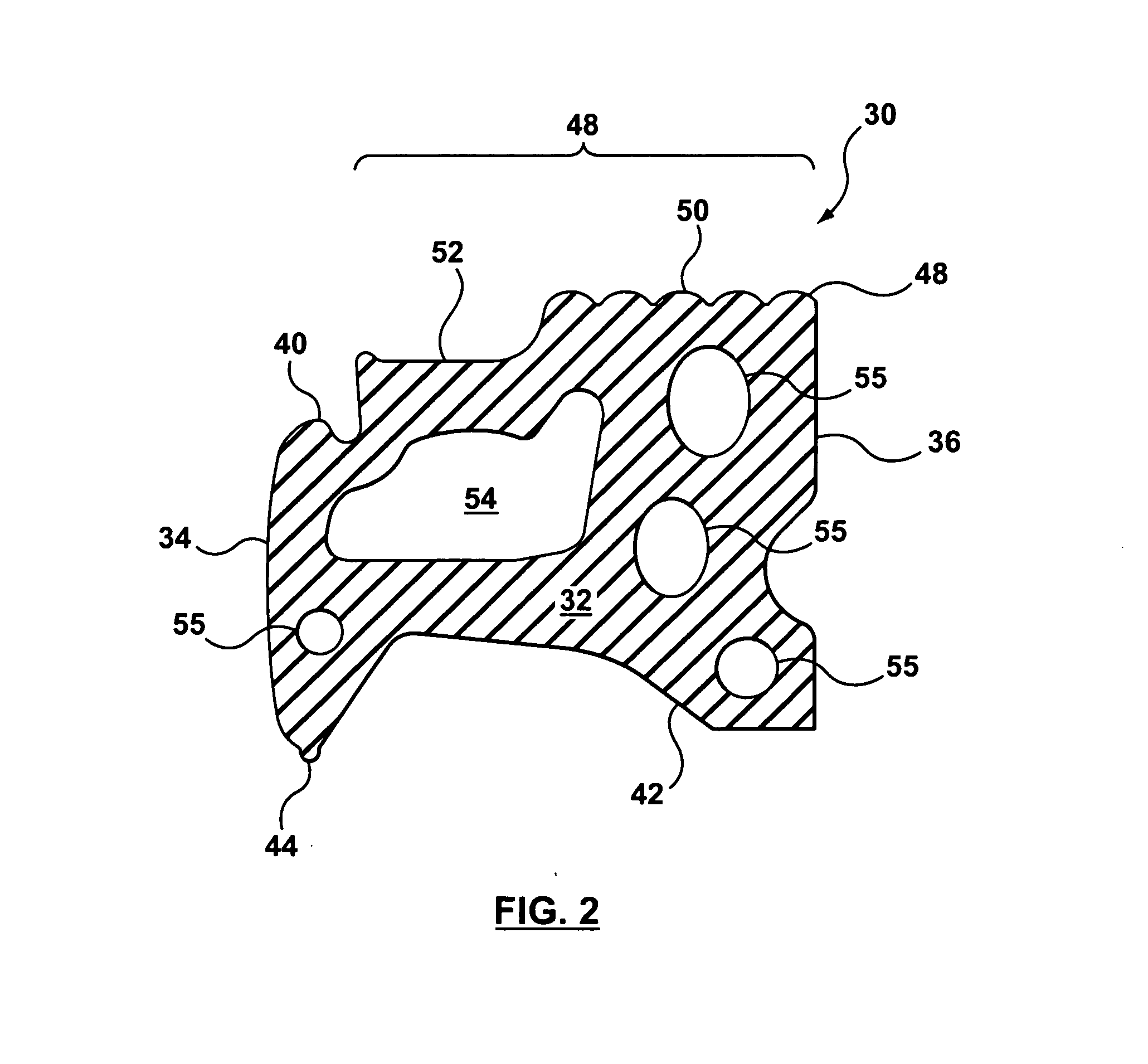 Shallow flangeway rail seal