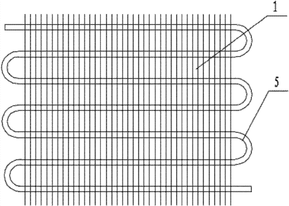 Titanium heat exchanger for air conditioner and processing method thereof