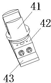 Individual bush separation mechanism of automatic identifying bush loader