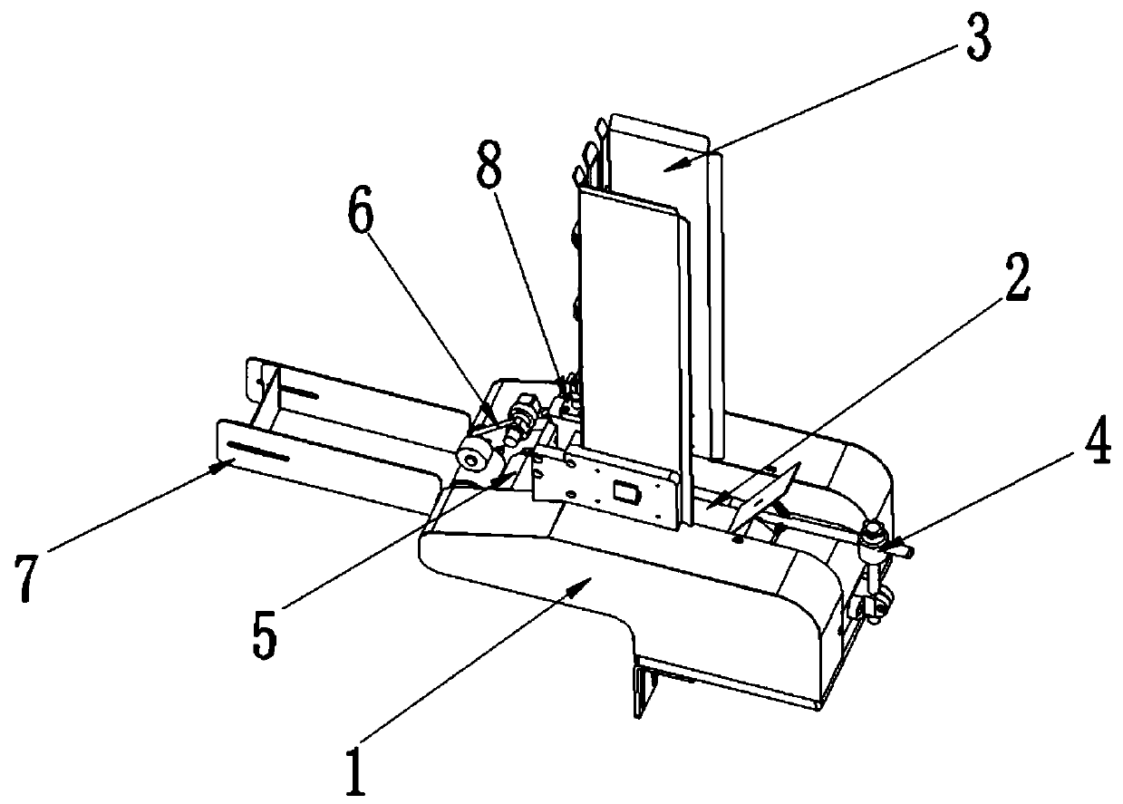 Automatic mask paging and sheet feeding machine