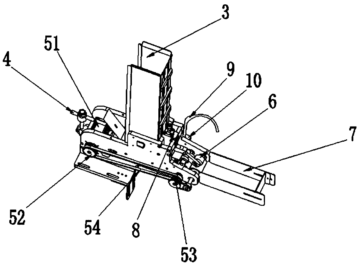 Automatic mask paging and sheet feeding machine