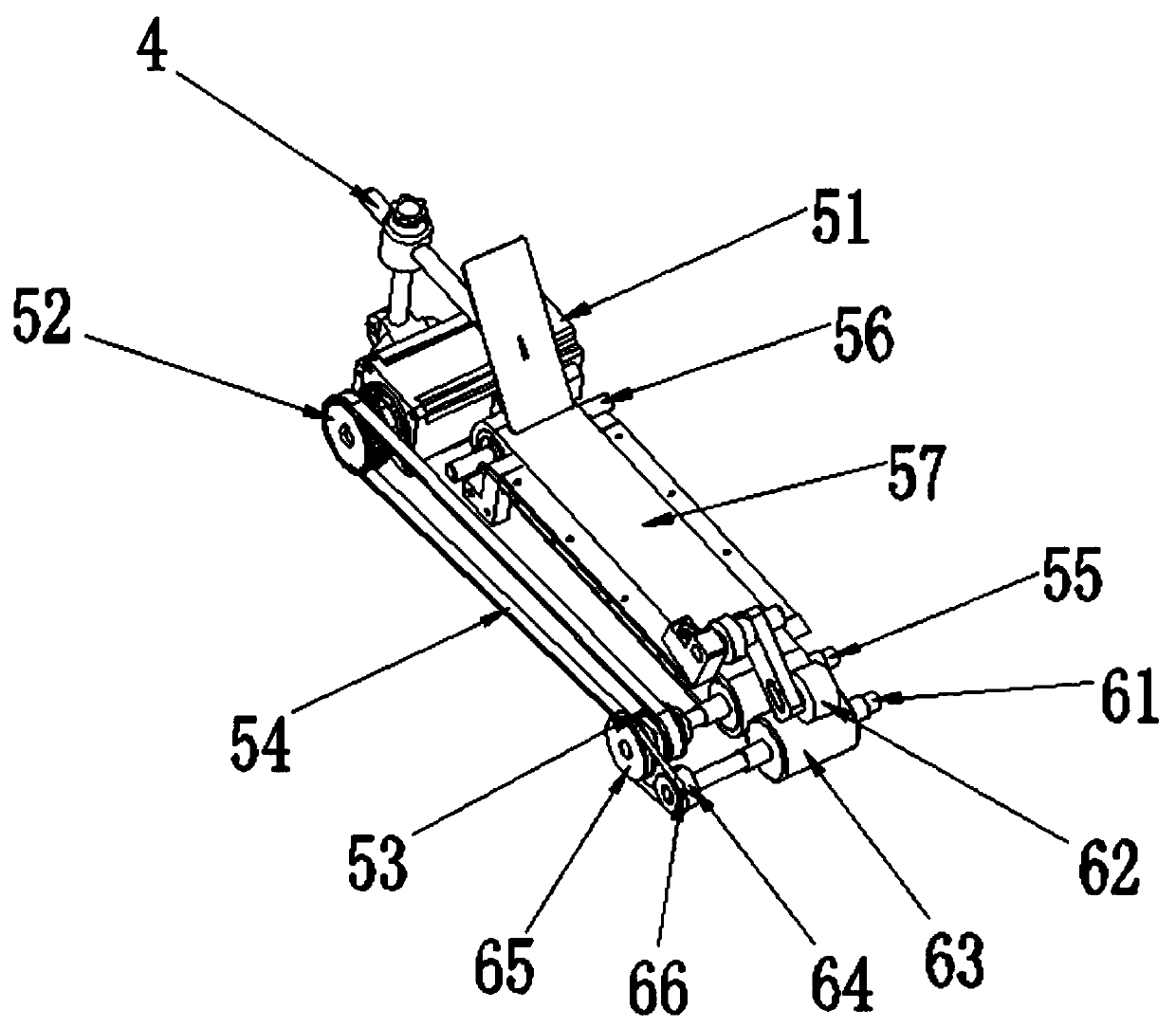 Automatic mask paging and sheet feeding machine