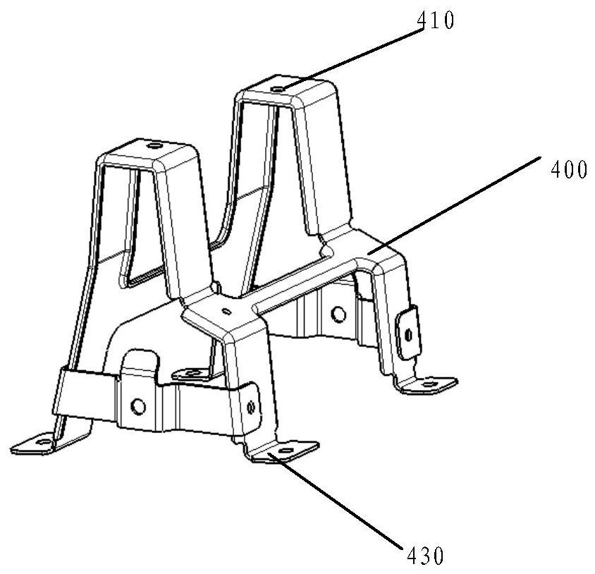 Auxiliary fascia console mounting bracket