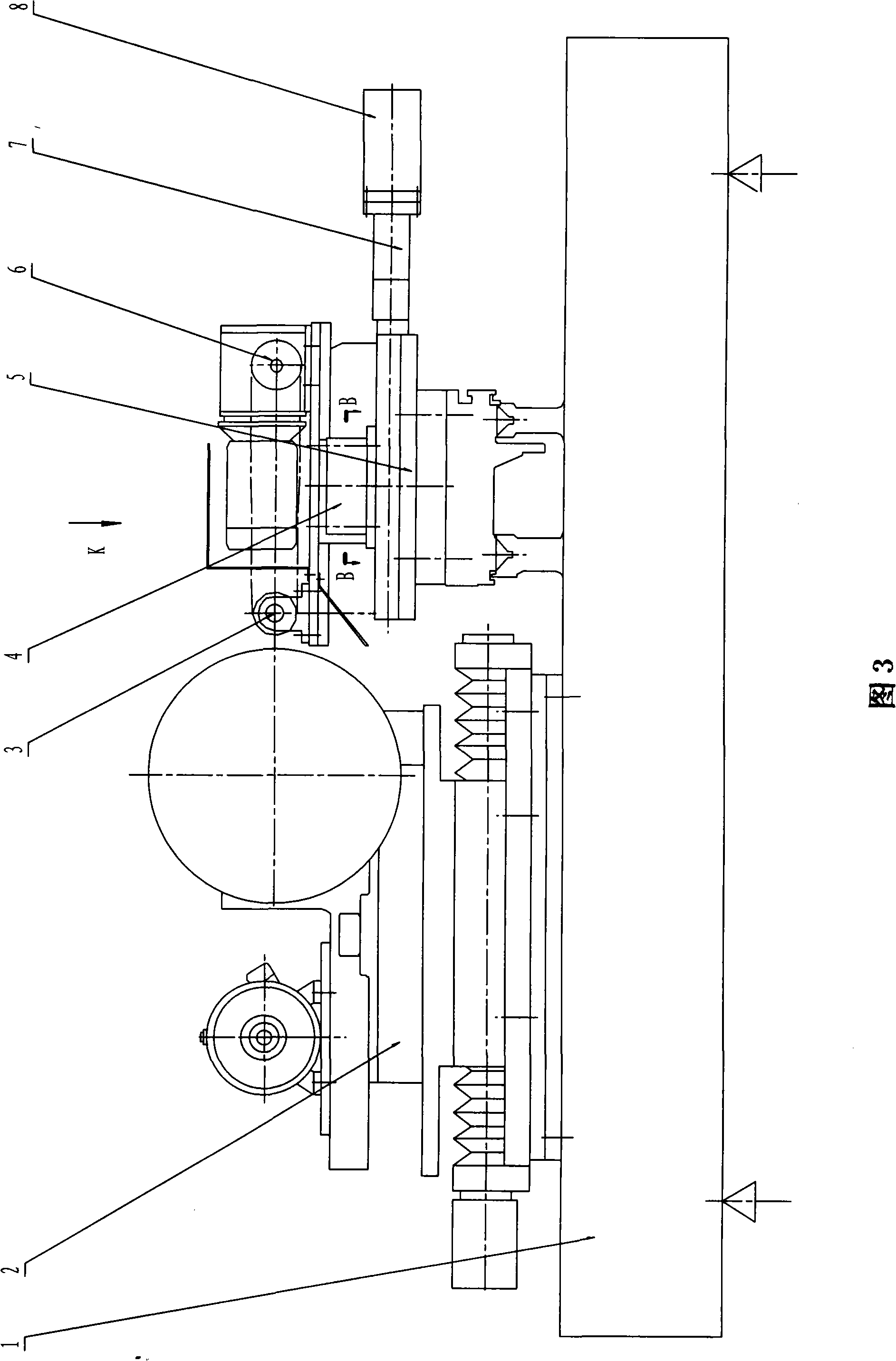 Barrel-type roller grinding device