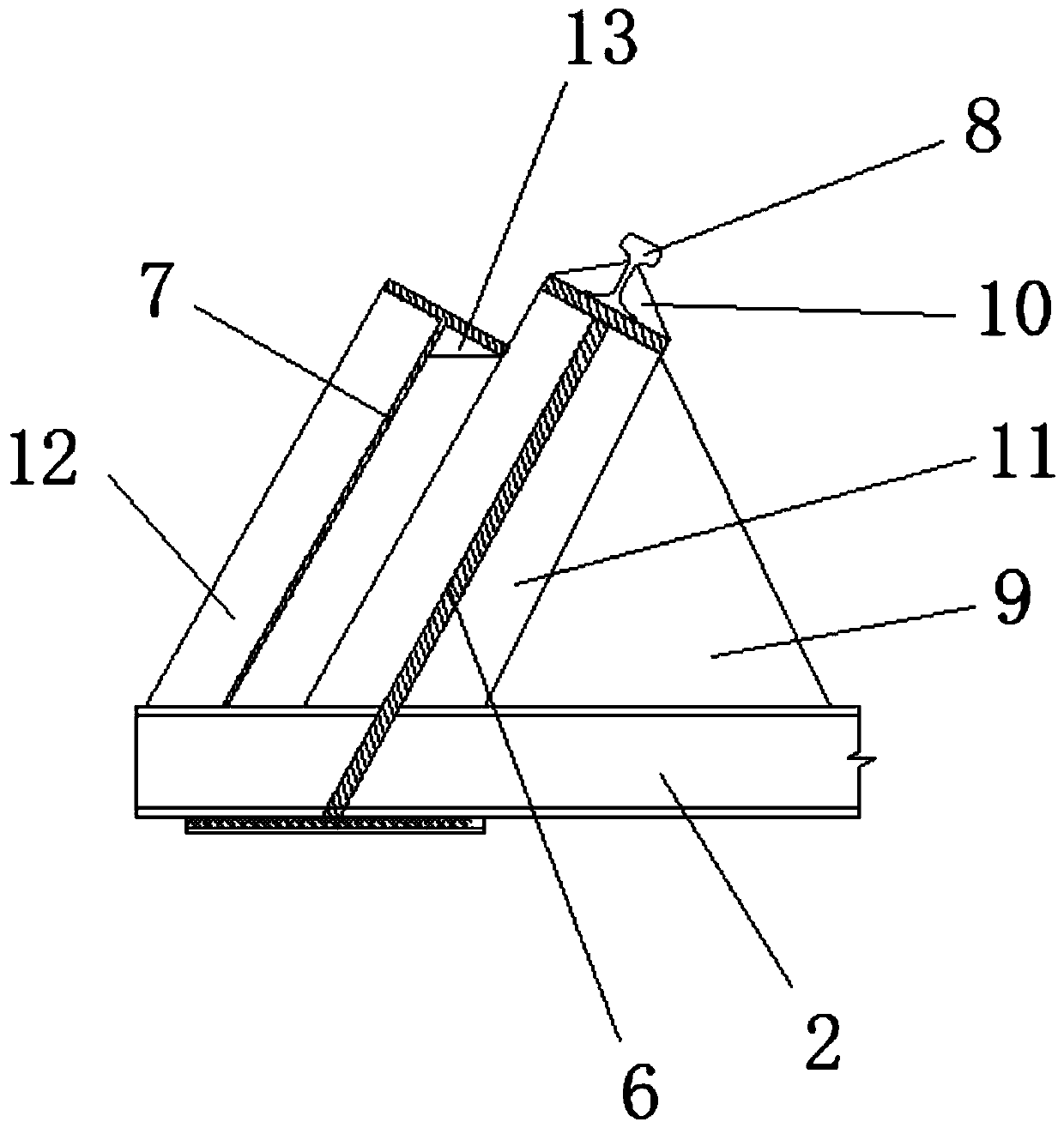 Shield transverse moving station crossing device