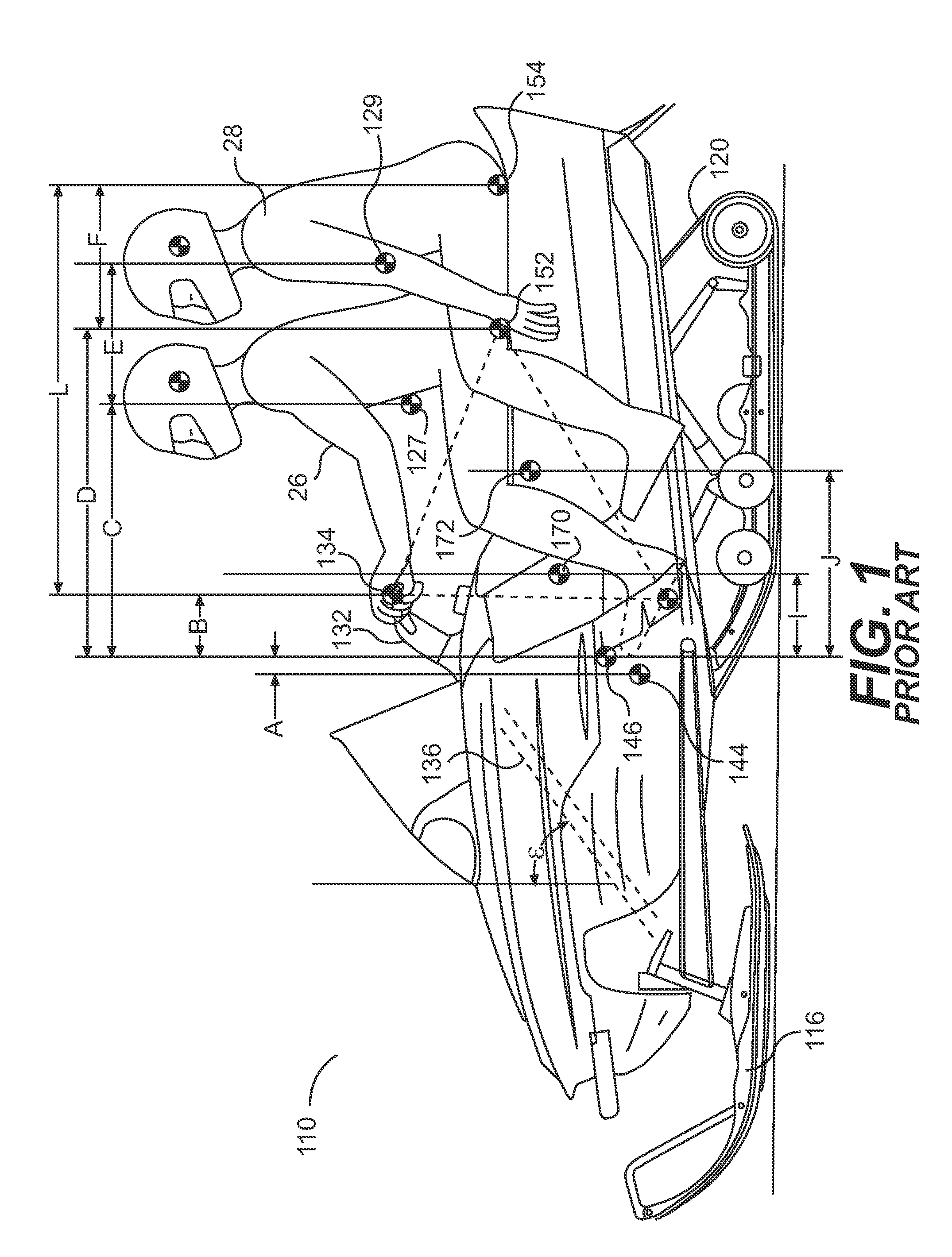 Snowmobile rider positioning