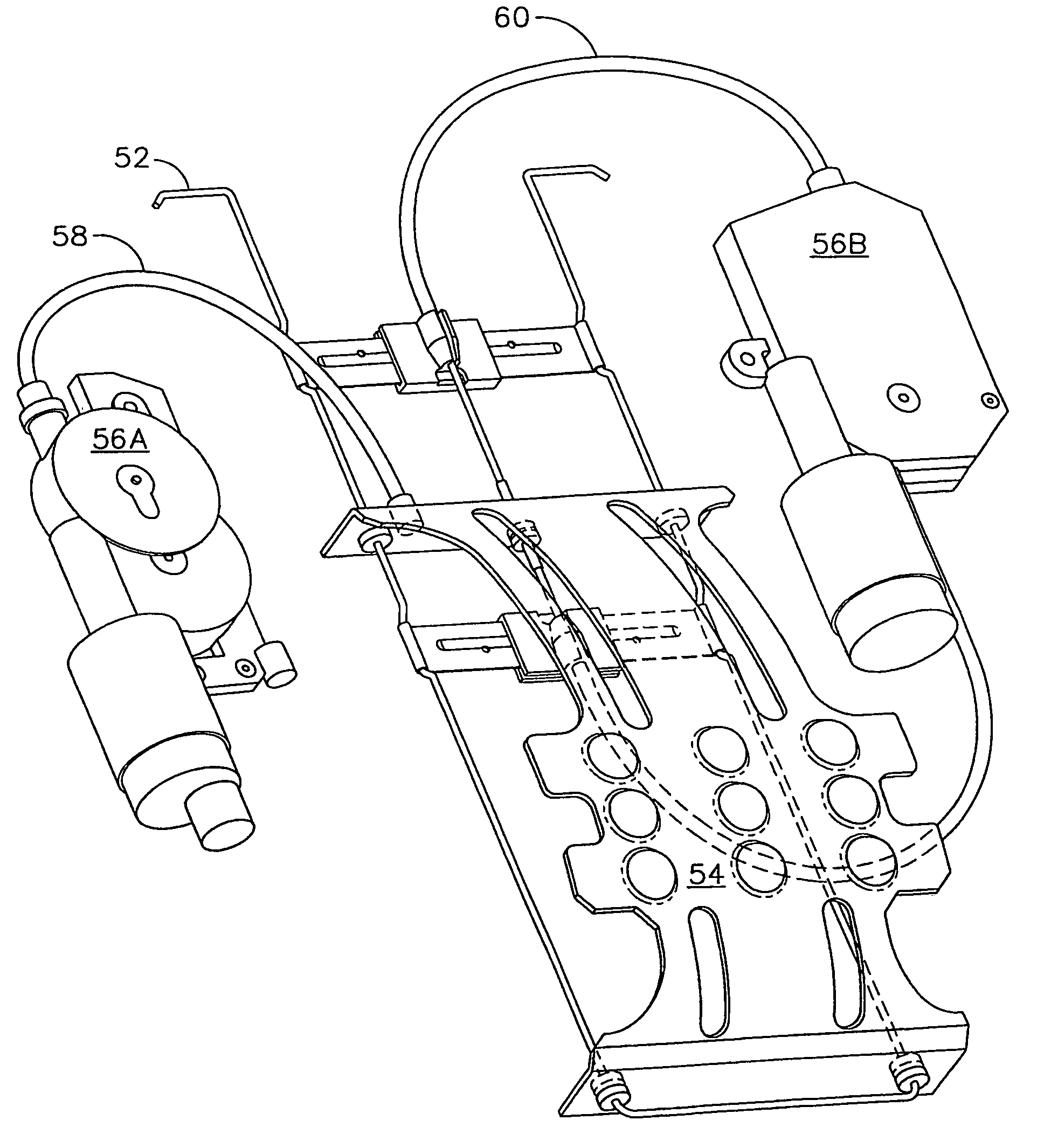 Massage apparatus and method for lumbar support