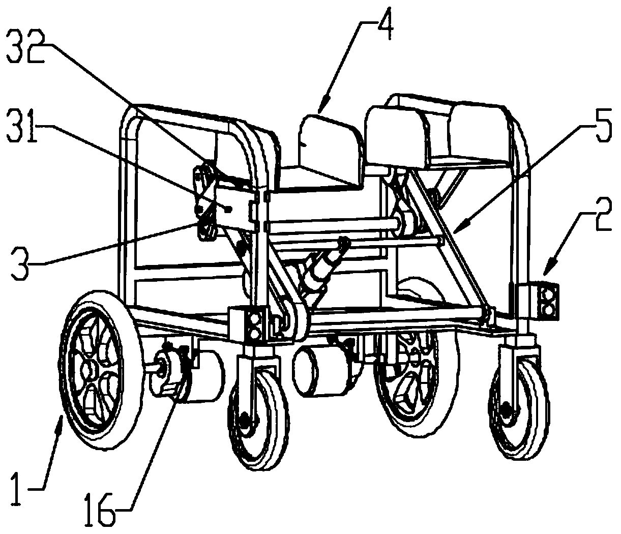 Intelligent rehabilitation assisting vehicle