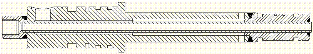 A double-acting fast hydraulic cylinder