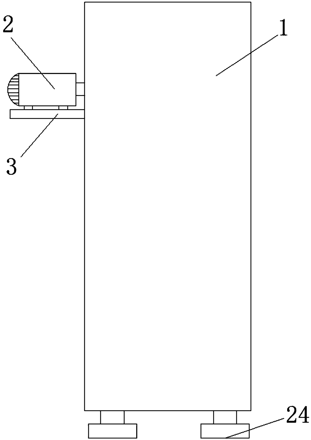 Automatic paint spraying device for automotive inner ornament production