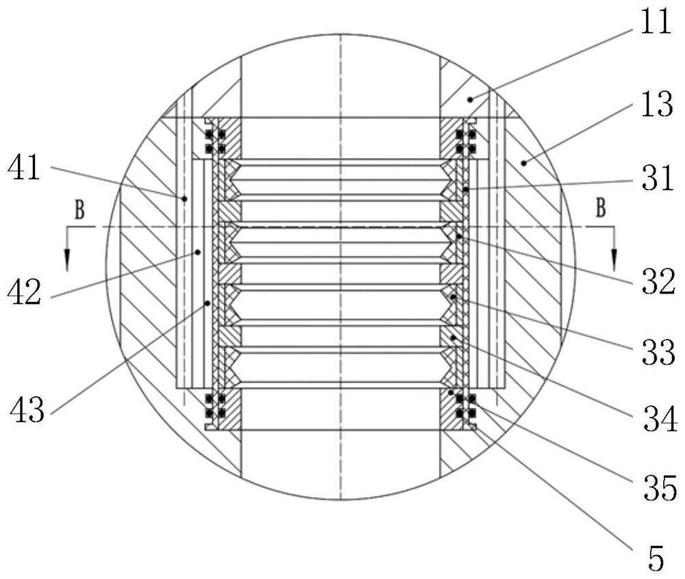 High-pressure water jet conveying device