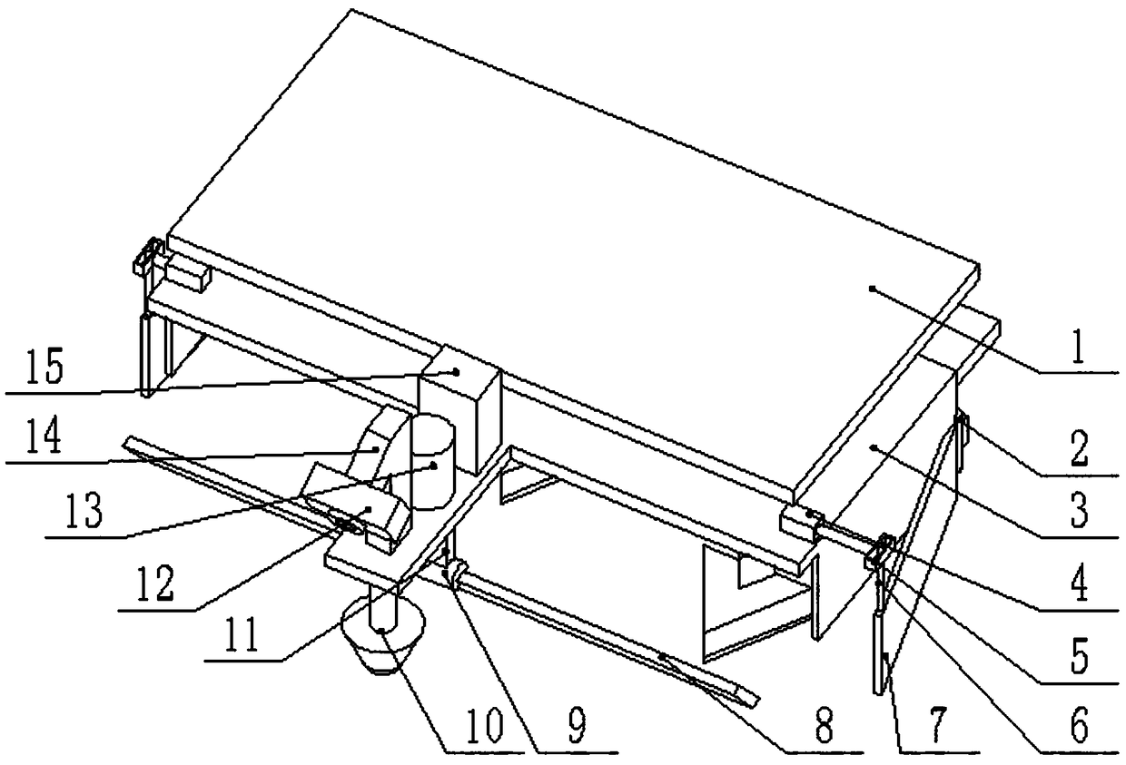 Agricultural cereal grain tedding device