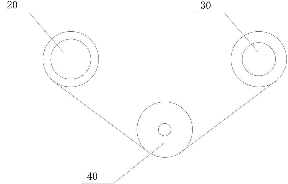 A carbon ribbon and a carbon ribbon recycling device