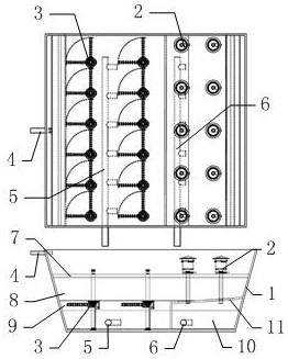 A rainwater secondary use rainwater garden suitable for sponge city construction