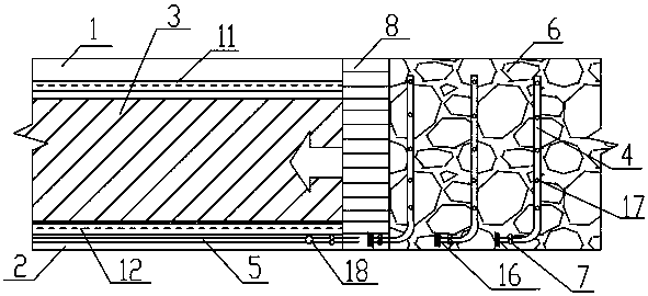 Solid and cement composite filling coal mining method