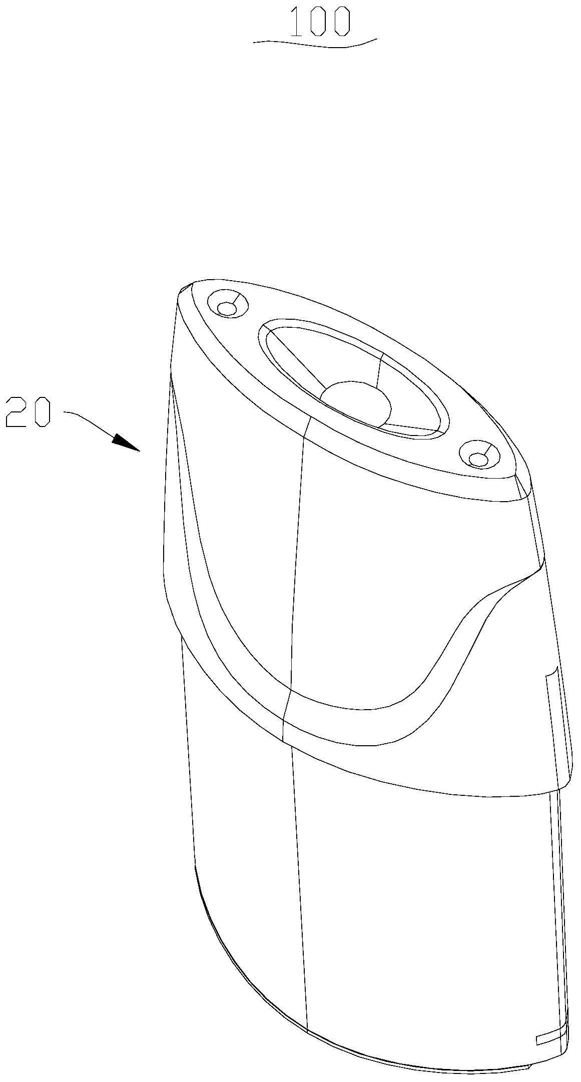 Electronic atomizing device and atomizer used for same