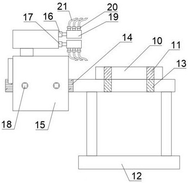 Material taking and placing mechanism for automatic production line equipment for cap making