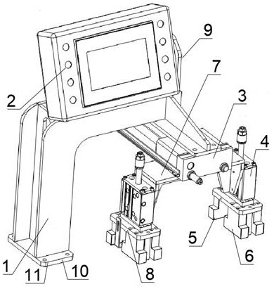 Material taking and placing mechanism for automatic production line equipment for cap making